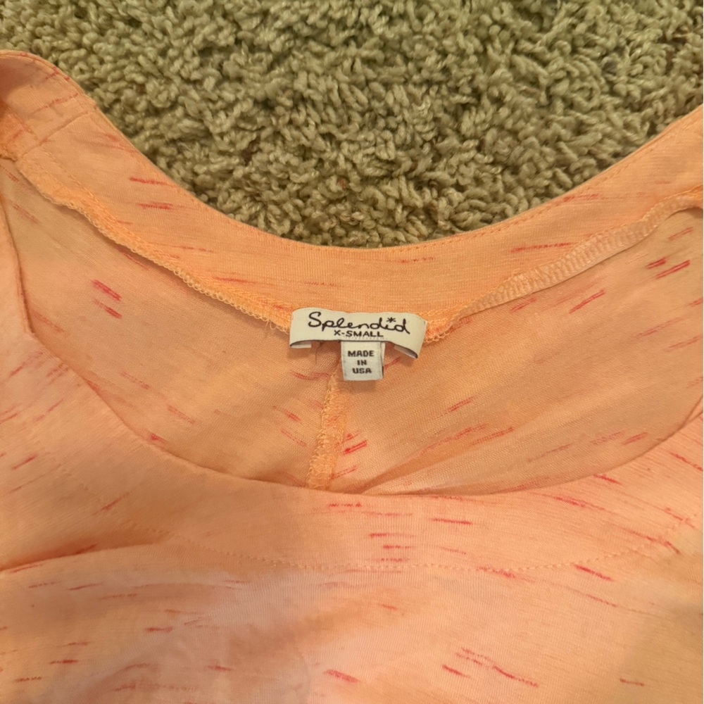 Splendid Orange Tank Top - Picture 4 of 4